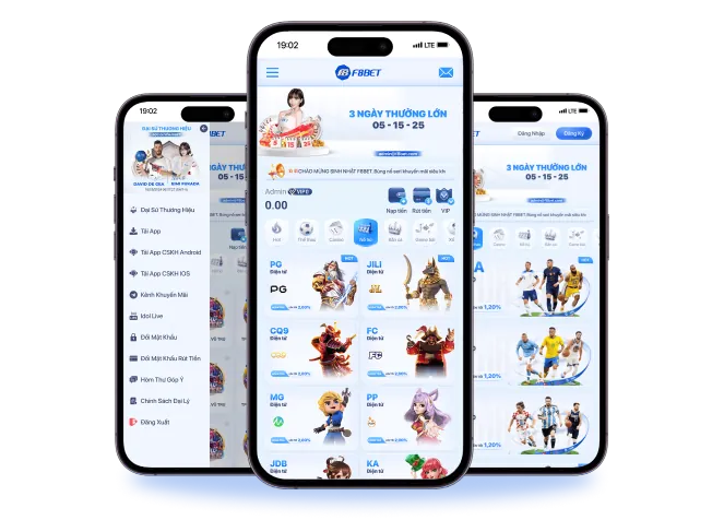 Giao diện ứng dụng HM88BET trên điện thoại di động